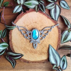 Labradorit Halskette