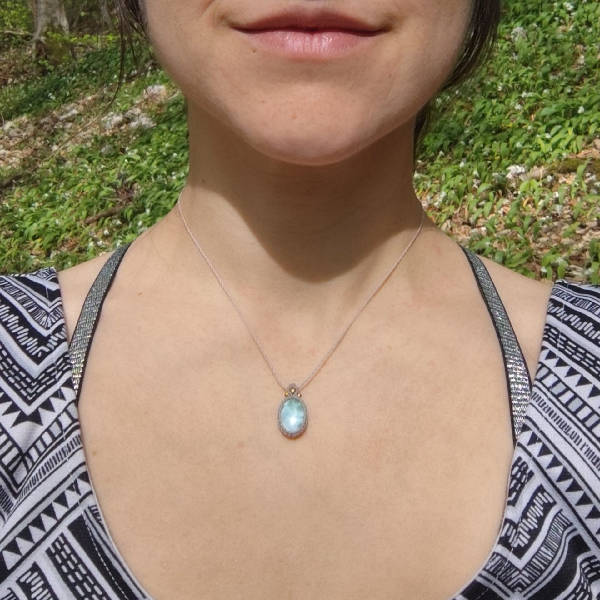 Larimar Halskette – Bild 2