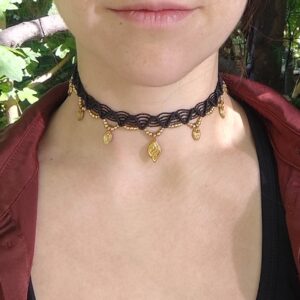 Kreiere deinen eigenen Choker/Fusskette «Celestia»